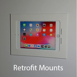 Wall-Smart Retrofit mounts for iPad mini 5 