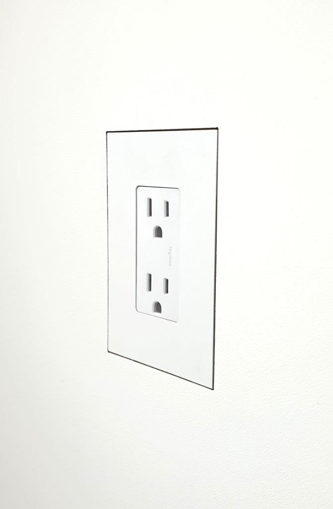 Wall-Smart NC FOR BASALTE RECEPTACLE ACCESSORY 1GANG