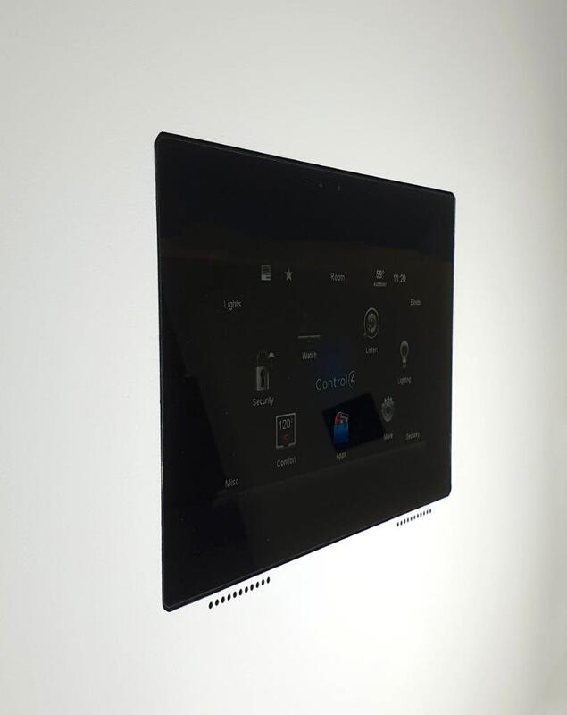 New construction flush mount for Control4 T4 10" touch screen
