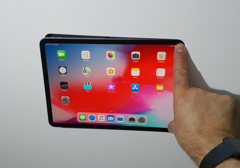 WALL-SMART INVISIBLE MOUNT FOR IPAD PRO 12.9" 3RD GEN. NO GRILLS