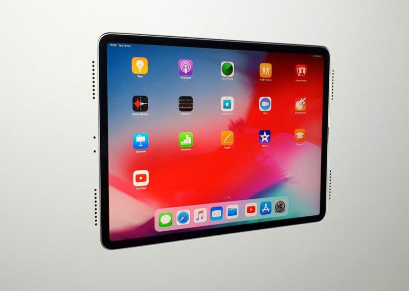 WALL-SMART INVISIBLE MOUNT FOR IPAD PRO 12.9" 4TH GEN. WITH GRILLS