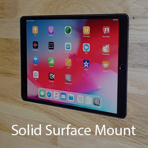 WALL-SMART SOLID SURFACE MOUNTS FOR IPAD7 (10.2") & AIR 3