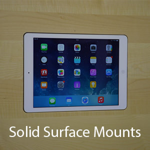 Wall-Smart Solid Surface mounts for iPad mini 5 
